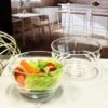 Swirl Acrylic Serving Bowls Unbreakable Small Plastic Bowls For Soup Salad Cereal Bpa Free - Clear - Image 2