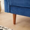 Stationary Loveseat - Space Blue - Image 6
