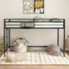 Adam - Junior Twin Loft Bunk - Black - Image 6