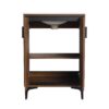 Modern 24'' Bathroom Vanity With Top Sink Storage Cabinet - Brown - Image 14