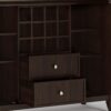 Bedford - Sideboard Buffet And Wine Rack - Dark Chestnut Brown - Image 4