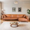 Cairo - Sectional Right Sofa - Cognac - Image 5
