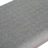Chanelle - Mid Century Ottoman Bench - Pebble Gray - Image 4
