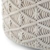 Coates - Round Macrame Pouf - Natural - Image 5