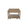 Cocktail Table With Two Storage Drawers And Casters - Sand - Image 2