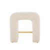 Boucle Stool (Set of 2), Dining Chairs For Home Kitchen Island - Cream - Image 7