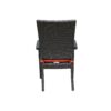 Balcones - Outdoor Wicker Dining Chairs With Cushions (Set of 8) - Brown / Terracotta - Image 8