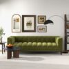 Melissa - Mid Century Modern Sofa - Green - Image 2
