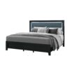 Carlos - Full Bed With LED - Black - Image 3
