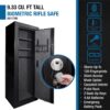 9.33 Cubic Ft Tall Biometric Rifle Safe - Black - Image 8