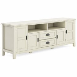 Burlington - TV Media Stand - Antique White