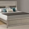 King Panel Bed - Light Gray - Image 5