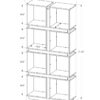 Bookshelf, Bookcase, Etagere, 5 Tier, For Office, Contemporary & Modern - White - Image 5
