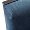 Contemporary Club Chair With Button Tufted Waffle Stitch - Navy Blue - Image 13