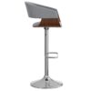 Lowell - Adjustable Swivel Bar Stool - Stone Gray - Image 3