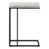 Accent Table, C - Shaped, Contemporary Stylish - Gray - Image 2