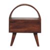 Dome Bedside Table - Brown - Image 5