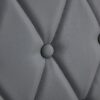 Armless Dining Chairs, Grid And Buckle Design Of The Back (Set of 4) - Gray - Image 16