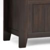 Acadian - Small Entryway Storage Bench - Brunette Brown - Image 5