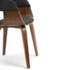 Lowell - Bentwood Dining Chair - Charcoal Gray - Image 7