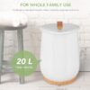 Towel Warmers, Luxury Bucket Towel Warmers, Large Towel Warmers For The Bathroom, Fits Up To 2 Oversized Towels - White - Image 10