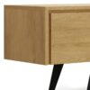 Lowry - Handcrafted TV Media Stand - Oak - Image 9