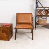 Colin - Lounge Chair - Brown / Tan - Image 2