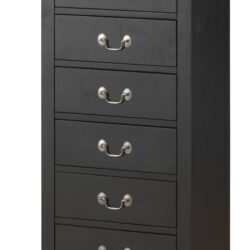 Elegant Traditional Lingerie Chest - Black