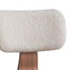 Casson - Boucle 7 Walnut Side Chair (Set of 2) - White / Walnut - Image 5