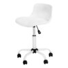 Office Chair, Adjustable Height, Swivel, Ergonomic, Contemporary And Modern - White - Image 2