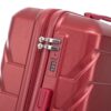 Set 3 Pieces 20" / 24" / 28" Abs Spinner Wheel Luggage, Matching Color, With Combination Lock - Wine Red - Image 16