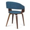 Lowell - Bentwood Dining Chair - Blue - Image 4
