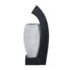 Water Fountain With Vase Design, With Light And Pump, For Indoor And Outdoor - Black / White - Image 3