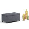 Sienna - Storage Ottoman Bench - Slate Gray - Image 9