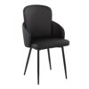 Dahlia - Contemporary Dining Chair (Set of 2) - Black - Image 2