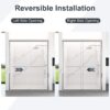 Semi Frameless Double Sliding Shower Door With 6Mm Sgcc Tempered Glass - Chrome - Image 13