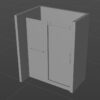 Semi-Frame Single Sliding Shower Door, 304 Stainless Steel, 5 / 16" (8Mm) Thick Sgcc Tempered Clear Glass - Chrome - Image 9