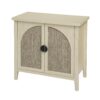 Rattan 2 Door Cabinet, Suitable For Bedroom - Natural - Image 5