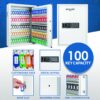 100 Keys Key Cabinet Digital Keypad Wall Safe - White - Image 9