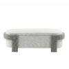 Large Versatile Storage Ottoman Bench: Spacious, Durable, Stylish - White / Light Gray - Image 15
