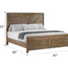 Lisque - King Bed - Brown - Image 6