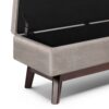 Owen - Rectangular Storage Ottoman - Distressed Gray Taupe - Image 5