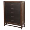 Branson - 5 Drawer Chest, Two Tone - Brown - Image 2