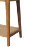 Woven End Table - Brown - Image 7
