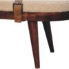 Nordholm Boucle Bench - Walnut - Image 9
