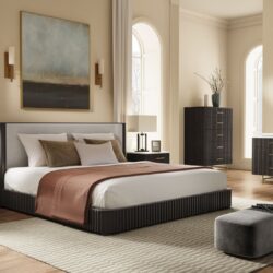 Clayten - Queen 3 Pieces Bedroom Set (Bed With Nightstand And Chest) - Espresso