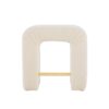 Boucle Stool (Set of 2), Dining Chairs For Home Kitchen Island - Cream - Image 8