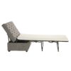 Convertible Ottoman Sleeper With Memory Mattress - Gray - Gray - Image 22