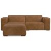 Rex - 2 Seater Sofa And Ottoman - Brown - Image 2