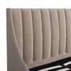 Aspen - King Vertical Tufted Headboard Platform Bed Set - Mink Beige - Image 10